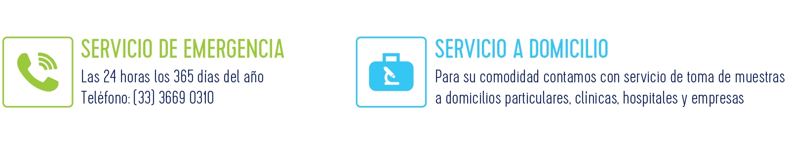 Servicio de Emergencia | Servicio a Domicilio